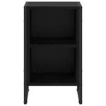 Casa si Gradina - Mobilier - Comode si corpuri - Noptiere - Noptiera Stejar Negru 39.5 x 30 x 50 cm Lemn compozit - Infinity.ro
