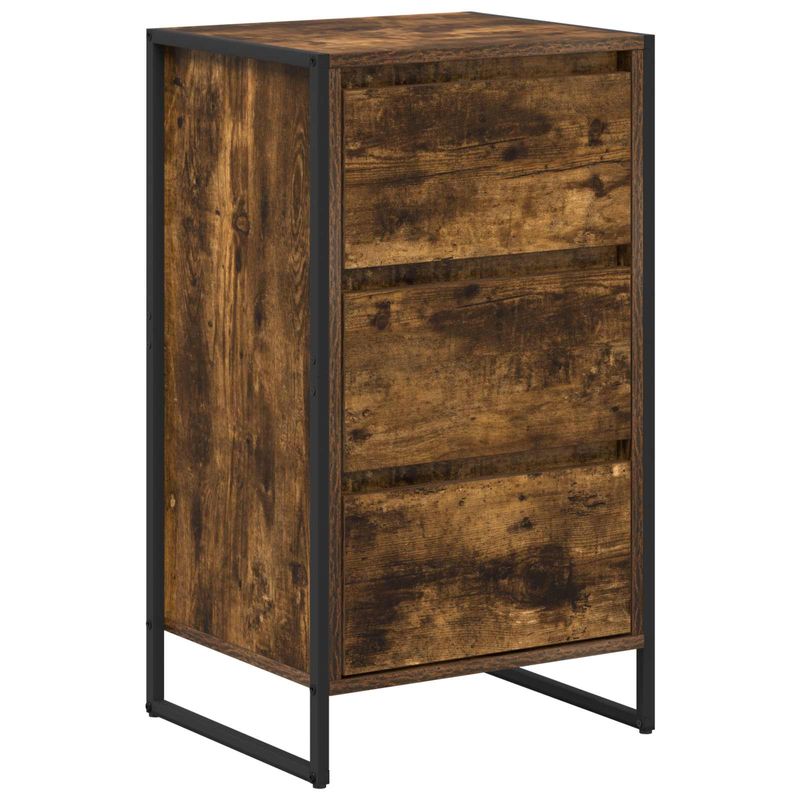 Casa si Gradina - Mobilier - Comode si corpuri - Comode - Bufet cu sertar Stejar fumuriu 42 x 36 x 75.5 cm Lemn compozit - Infinity.ro