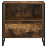 Casa si Gradina - Mobilier - Comode si corpuri - Noptiere - Noptiera Stejar fumuriu 50 x 39,5 x 50 cm Lemn compozit - Infinity.ro