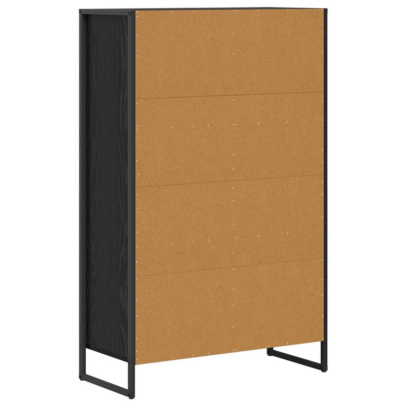 Casa si Gradina - Mobilier - Biblioteci si rafturi - Biblioteci - Dulap pentru carti Stejar Negru 68 x 30 x 108.5 cm - Infinity.ro