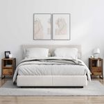 Casa si Gradina - Mobilier - Comode si corpuri - Noptiere - Noptiera cu sertar Lemn Vechi 39,5 x 30 x 50 cm Lemn compozit - Infinity.ro