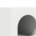 Casa si Gradina - Mobilier - Comode si corpuri - Noptiere - Noptiera 2 pcs Alb 29.5 x 35 x 50 cm Lemn compozit - Infinity.ro