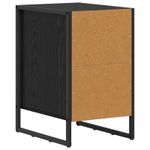 Casa si Gradina - Mobilier - Comode si corpuri - Noptiere - Noptiera Stejar Negru 39.5 x 30 x 50 cm Lemn compozit - Infinity.ro