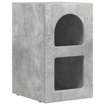 Casa si Gradina - Mobilier - Comode si corpuri - Noptiere - Noptiera Gri din beton 29.5 x 35 x 50 cm Lemn compozit - Infinity.ro