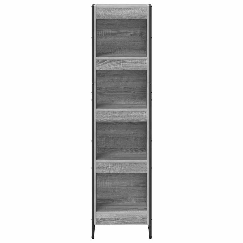 Casa si Gradina - Mobilier - Biblioteci si rafturi - Biblioteci - Dulap pentru carti Gri Sonoma 80 x 30 x 155 cm Lemn compozit - Infinity.ro