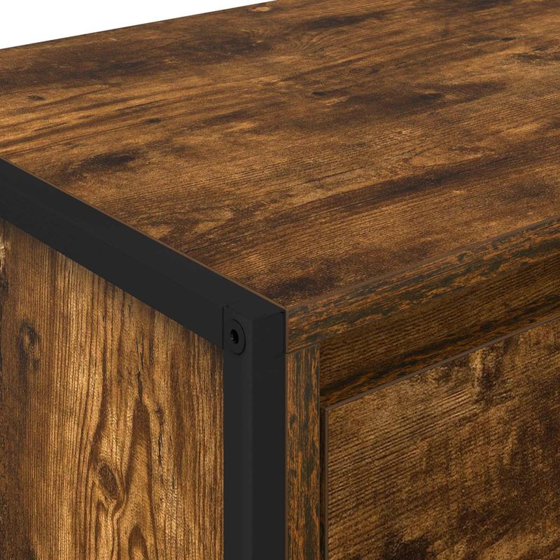 Casa si Gradina - Mobilier - Comode si corpuri - Noptiere - Noptiera 2 pcs Stejar fumuriu 39,5 x 30 x 50 cm Lemn compozit - Infinity.ro