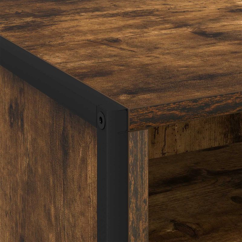 Casa si Gradina - Mobilier - Comode si corpuri - Noptiere - Noptiera Stejar fumuriu 50 x 39,5 x 50 cm Lemn compozit - Infinity.ro