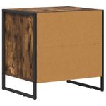 Casa si Gradina - Mobilier - Comode si corpuri - Noptiere - Noptiera 2 pcs Stejar fumuriu 50 x 39.5 x 50 cm Lemn compozit - Infinity.ro