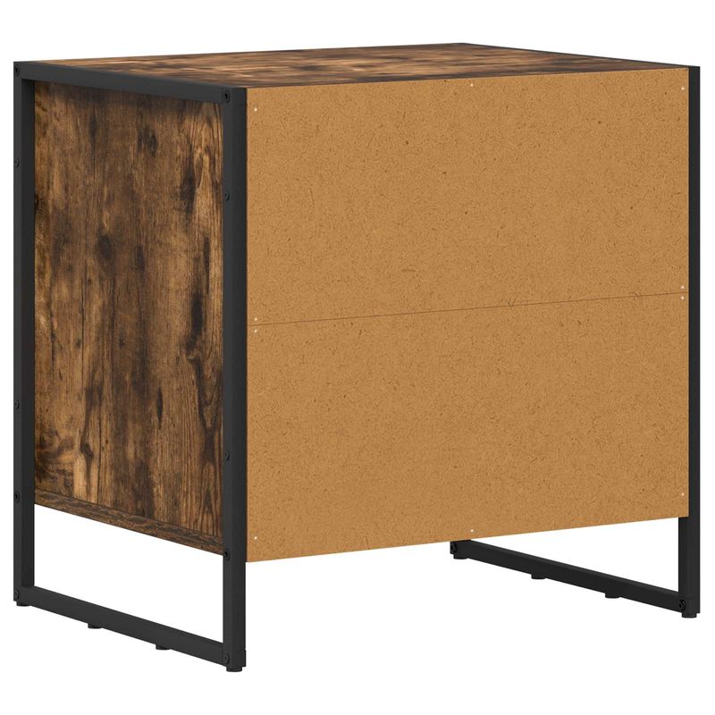 Casa si Gradina - Mobilier - Comode si corpuri - Noptiere - Noptiera 2 pcs Stejar fumuriu 50 x 39.5 x 50 cm Lemn compozit - Infinity.ro