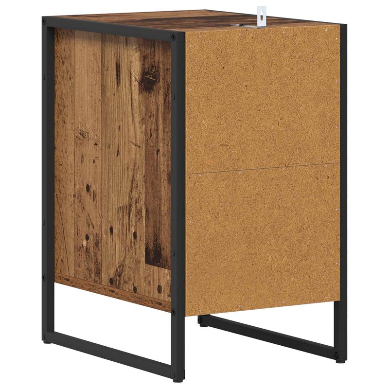 Casa si Gradina - Mobilier - Comode si corpuri - Noptiere - Noptiera cu sertar Lemn Vechi 39,5 x 30 x 50 cm Lemn compozit - Infinity.ro