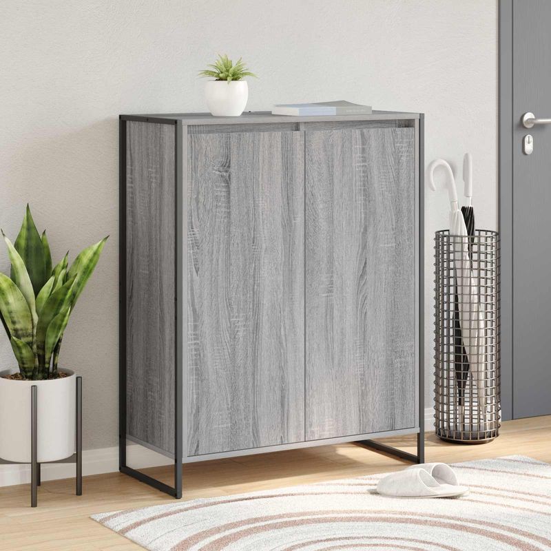 Casa si Gradina - Mobilier - Dulapuri si sifoniere - Dulapuri - Dulap pentru pantofi Gri Sonoma 79 x 36 x 100 cm Lemn compozit - Infinity.ro