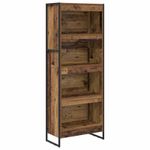 Casa si Gradina - Mobilier - Biblioteci si rafturi - Biblioteci - Dulap pentru carti Lemn Vechi 80 x 30 x 155 cm Lemn compozit - Infinity.ro