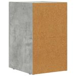 Casa si Gradina - Mobilier - Comode si corpuri - Noptiere - Noptiera Gri din beton 29.5 x 35 x 50 cm Lemn compozit - Infinity.ro