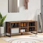 Casa si Gradina - Mobilier - Organizare si depozitare - Organizator incaltaminte - Dulap pentru pantofi Stejar fumuriu 60 x 35 x 44 cm - Infinity.ro