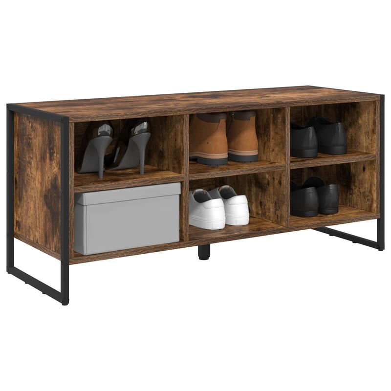 Casa si Gradina - Mobilier - Organizare si depozitare - Organizator incaltaminte - Dulap pentru pantofi Stejar fumuriu 60 x 35 x 44 cm - Infinity.ro