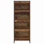 Casa si Gradina - Mobilier - Biblioteci si rafturi - Biblioteci - Dulap pentru carti Lemn Vechi 80 x 30 x 155 cm Lemn compozit - Infinity.ro