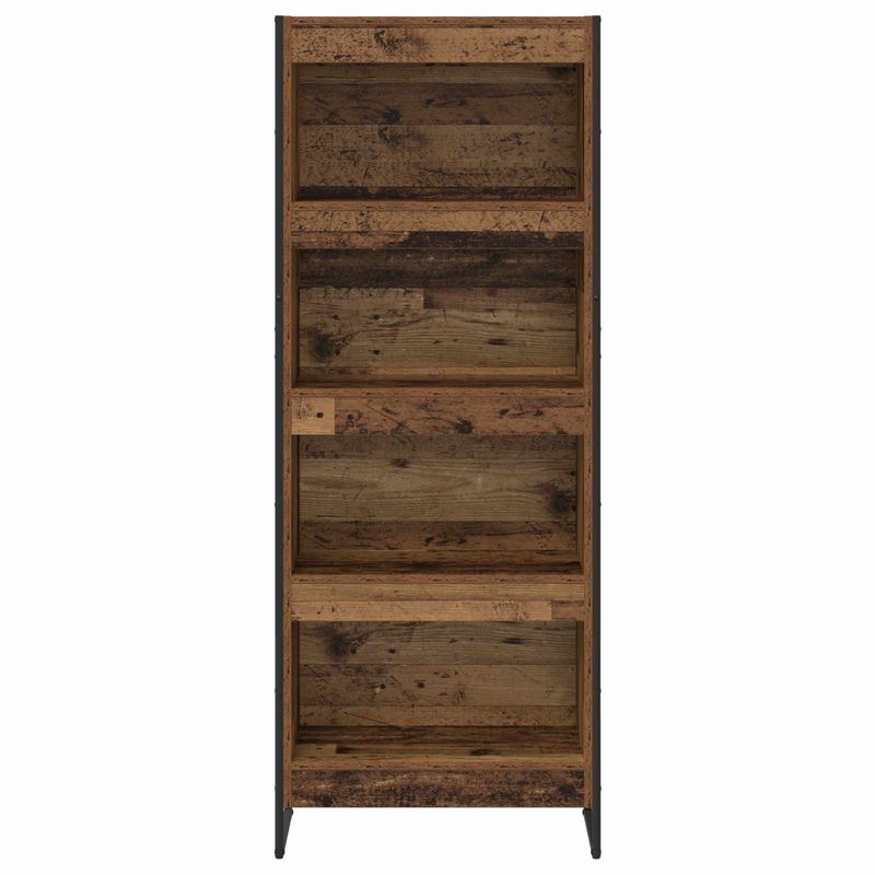 Casa si Gradina - Mobilier - Biblioteci si rafturi - Biblioteci - Dulap pentru carti Lemn Vechi 80 x 30 x 155 cm Lemn compozit - Infinity.ro