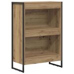 Casa si Gradina - Mobilier - Biblioteci si rafturi - Biblioteci - Dulap pentru carti Stejar artizanal 80 x 30 x 155 cm - Infinity.ro