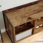 Casa si Gradina - Mobilier - Organizare si depozitare - Organizator incaltaminte - Dulap pentru pantofi Lemn Vechi 60 x 35 x 44 cm Lemn compozit - Infinity.ro