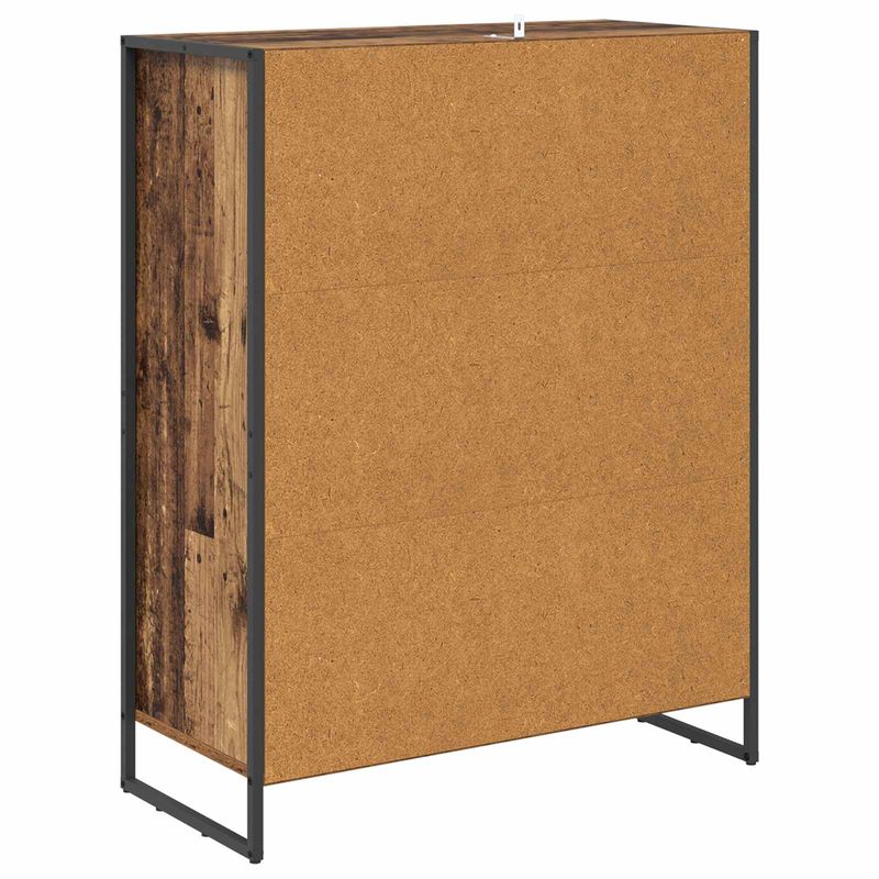 Casa si Gradina - Mobilier - Dulapuri si sifoniere - Dulapuri - Dulap pentru pantofi Lemn Vechi 79 x 36 x 100 cm Lemn compozit - Infinity.ro