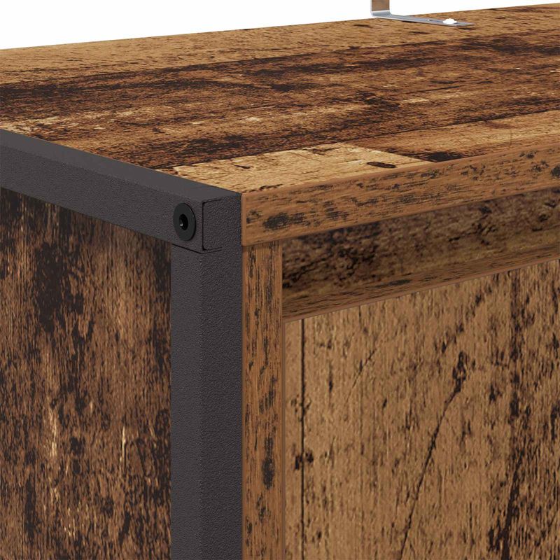 Casa si Gradina - Mobilier - Dulapuri si sifoniere - Dulapuri - Dulap pentru pantofi Lemn Vechi 79 x 36 x 100 cm Lemn compozit - Infinity.ro