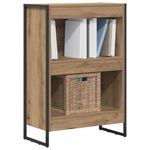 Casa si Gradina - Mobilier - Biblioteci si rafturi - Biblioteci - Dulap pentru carti Stejar artizanal 80 x 30 x 155 cm - Infinity.ro