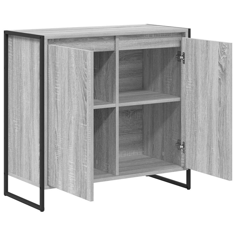 Casa si Gradina - Mobilier - Comode si corpuri - Comode - Dulap lateral Gri Sonoma 79 x 36 x 75 cm Lemn compozit - Infinity.ro