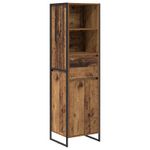 Casa si Gradina - Mobilier - Comode si corpuri - Comode - Dulap pentru carti Lemn Vechi 43 x 36 x 150.5 cm Lemn compozit - Infinity.ro