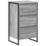 Casa si Gradina - Mobilier - Comode si corpuri - Comode - Bufet cu sertar Gri Sonoma 42 x 36 x 75.5 cm Lemn compozit - Infinity.ro
