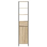 Casa si Gradina - Mobilier - Mobilier baie - Corpuri baie - Dulap de Baie cu sertar Sonoma 40 x 30 x 180 cm Lemn compozit - Infinity.ro