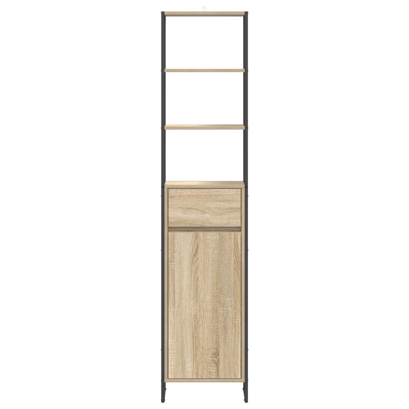 Casa si Gradina - Mobilier - Mobilier baie - Corpuri baie - Dulap de Baie cu sertar Sonoma 40 x 30 x 180 cm Lemn compozit - Infinity.ro