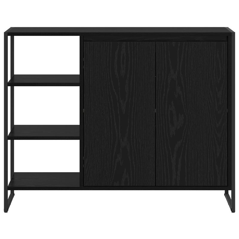 Casa si Gradina - Mobilier - Comode si corpuri - Comode - Dulap lateral Stejar Negru 96.5 x 30 x 75 cm Lemn compozit - Infinity.ro
