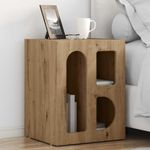Casa si Gradina - Mobilier - Comode si corpuri - Noptiere - Noptiera 2 pcs Stejar Artizanal 40 x 35 x 50 cm Lemn compozit - Infinity.ro