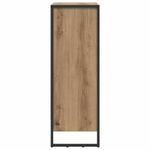 Casa si Gradina - Mobilier - Biblioteci si rafturi - Biblioteci - Dulap pentru carti Stejar artizanal 80 x 30 x 155 cm - Infinity.ro