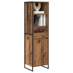 Casa si Gradina - Mobilier - Comode si corpuri - Comode - Dulap pentru carti Lemn Vechi 43 x 36 x 150.5 cm Lemn compozit - Infinity.ro