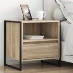 Casa si Gradina - Mobilier - Comode si corpuri - Noptiere - Noptiera cu sertar 2 pcs Sonoma 50 x 39,5 x 50 cm Lemn compozit - Infinity.ro