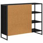 Casa si Gradina - Mobilier - Comode si corpuri - Comode - Dulap lateral Stejar Negru 96.5 x 30 x 75 cm Lemn compozit - Infinity.ro