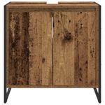 Casa si Gradina - Mobilier - Mobilier baie - Corpuri baie - Dulap de Baie cu usa Lemn Vechi 60 x 30 x 60 cm Lemn compozit - Infinity.ro