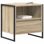 Casa si Gradina - Mobilier - Comode si corpuri - Noptiere - Noptiera cu sertar 2 pcs Sonoma 50 x 39,5 x 50 cm Lemn compozit - Infinity.ro