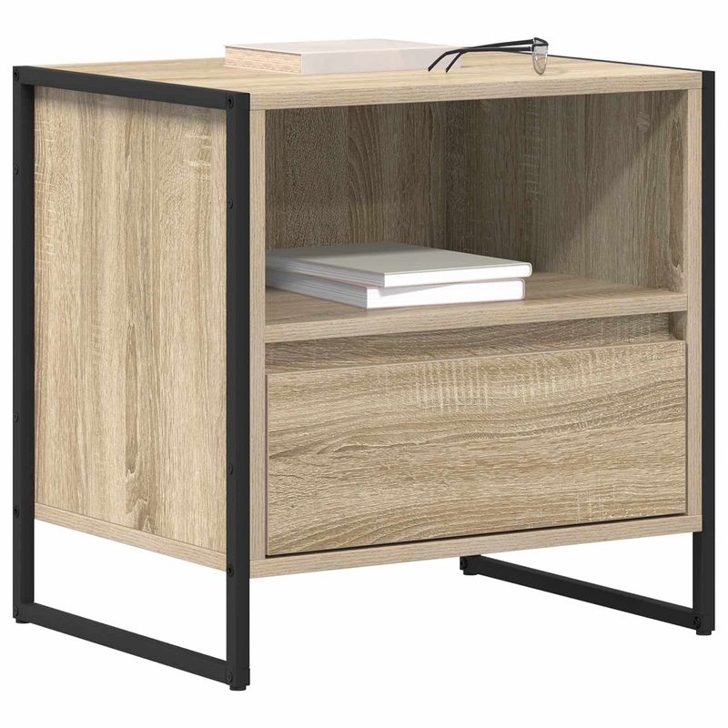 Casa si Gradina - Mobilier - Comode si corpuri - Noptiere - Noptiera cu sertar 2 pcs Sonoma 50 x 39,5 x 50 cm Lemn compozit - Infinity.ro