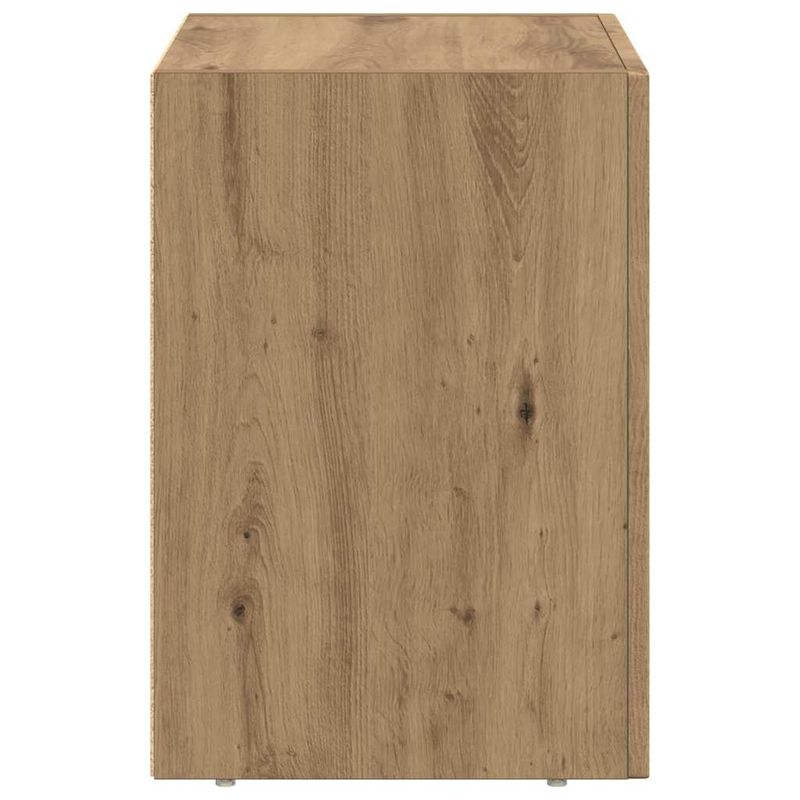 Casa si Gradina - Mobilier - Comode si corpuri - Noptiere - Noptiera Stejar Artizanal 40 x 35 x 50 cm Lemn compozit - Infinity.ro