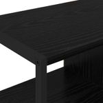 Casa si Gradina - Mobilier - Comode si corpuri - Comode - Dulap lateral Stejar Negru 96.5 x 30 x 75 cm Lemn compozit - Infinity.ro