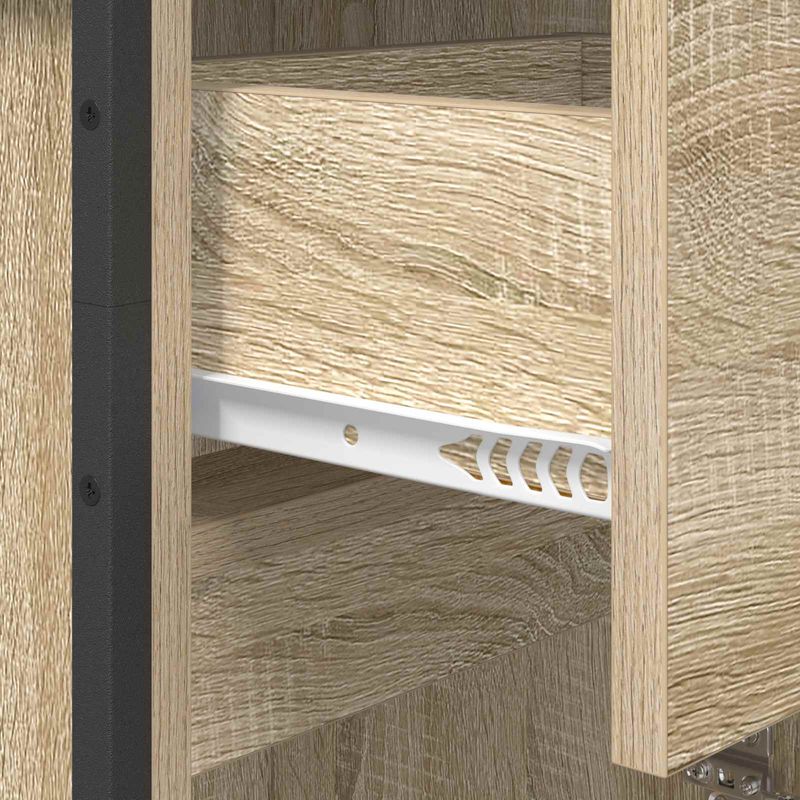 Casa si Gradina - Mobilier - Mobilier baie - Corpuri baie - Dulap de Baie cu sertar Sonoma 40 x 30 x 180 cm Lemn compozit - Infinity.ro