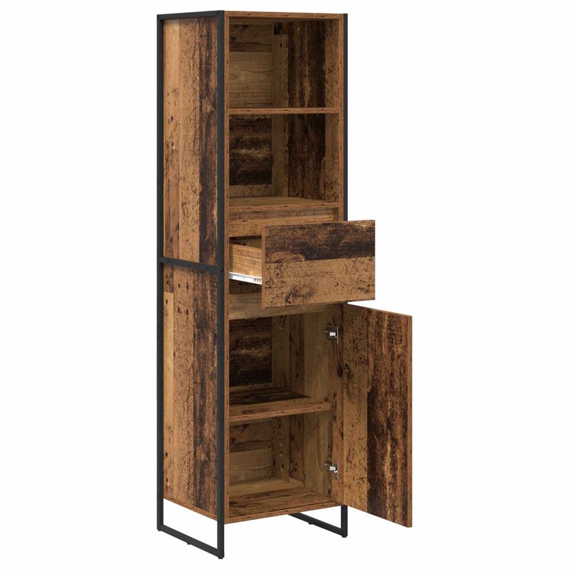 Casa si Gradina - Mobilier - Comode si corpuri - Comode - Dulap pentru carti Lemn Vechi 43 x 36 x 150.5 cm Lemn compozit - Infinity.ro