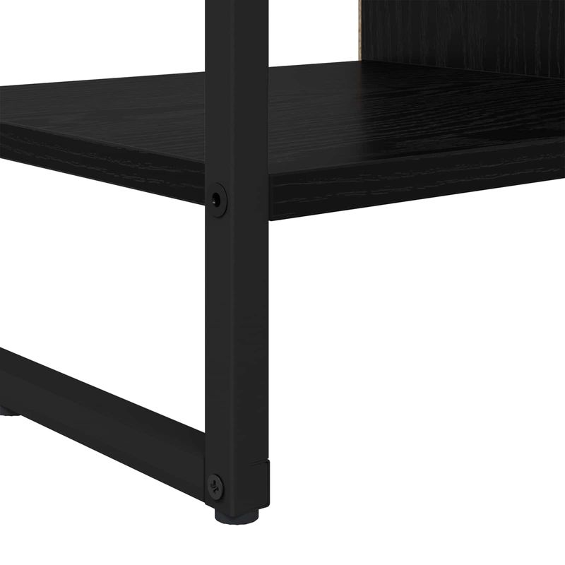 Casa si Gradina - Mobilier - Comode si corpuri - Comode - Dulap lateral Stejar Negru 96.5 x 30 x 75 cm Lemn compozit - Infinity.ro