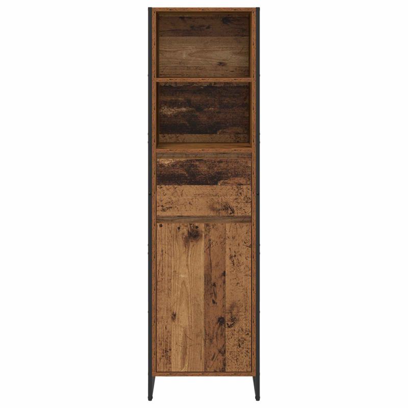 Casa si Gradina - Mobilier - Comode si corpuri - Comode - Dulap pentru carti Lemn Vechi 43 x 36 x 150.5 cm Lemn compozit - Infinity.ro