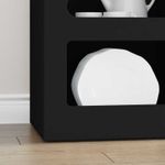Casa si Gradina - Mobilier - Comode si corpuri - Comode - Bufet Negru 40 x 35 x 100,5 cm Lemn compozit - Infinity.ro