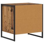 Casa si Gradina - Mobilier - Comode si corpuri - Noptiere - Noptiera cu sertar Lemn Vechi 50 x 39,5 x 50 cm Lemn compozit - Infinity.ro