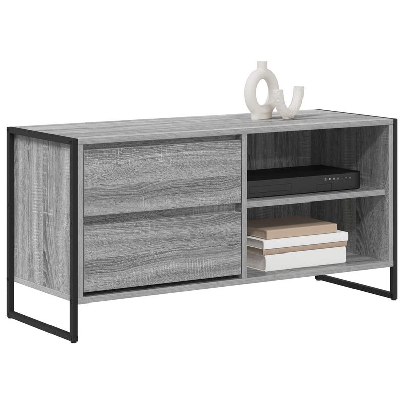 Casa si Gradina - Mobilier - Comode si corpuri - Comode - Cabinet TV Gri Sonoma 100 x 36 x 49,5 cm Lemn compozit - Infinity.ro