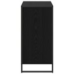 Casa si Gradina - Mobilier - Comode si corpuri - Comode - Bufet cu sertar Stejar Negru 79 x 36 x 75.5 cm Lemn compozit - Infinity.ro